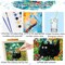 2 Pack Paint By Number Kits for Adults – Black Cat & Flowers DIY Acrylic Paint by Numbers on Canvas for Beginners, Wall Art Craft Set for Home Decor, 12x16 Inch (Unframed)